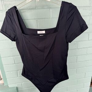 Aritzia Babaton Contour Black Bodysuit